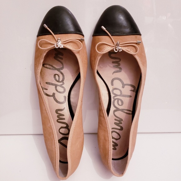 Sam Edelman Shoes - Sam Edelman Tan & Black flats